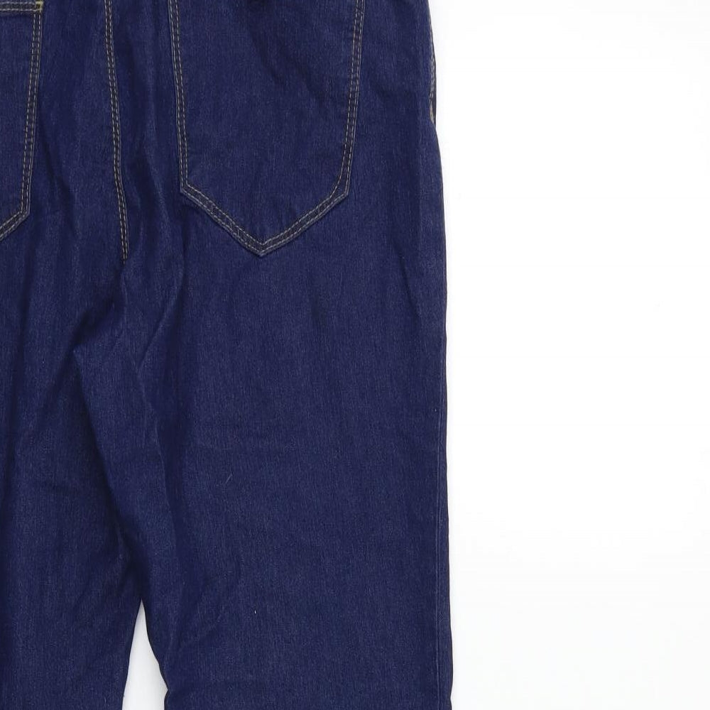Denim & Co. Womens Blue  Denim Skinny Jeans Size 10 L25 in