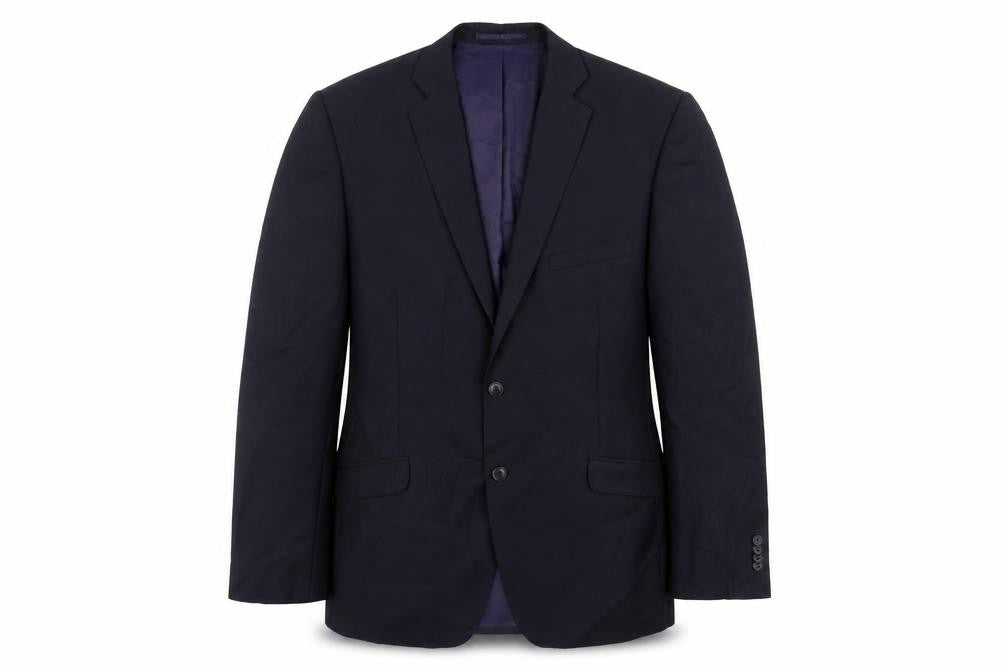 Mens 38 Chest Regular Daniel Hetcher Blue Jacket Suit Jacket