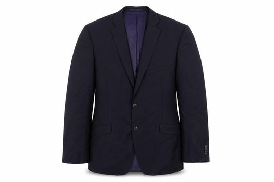 Mens 38 Chest Regular Daniel Hetcher Blue Jacket Suit Jacket