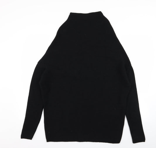 In the Style Womens Black  Rayon Pullover Jumper Size M