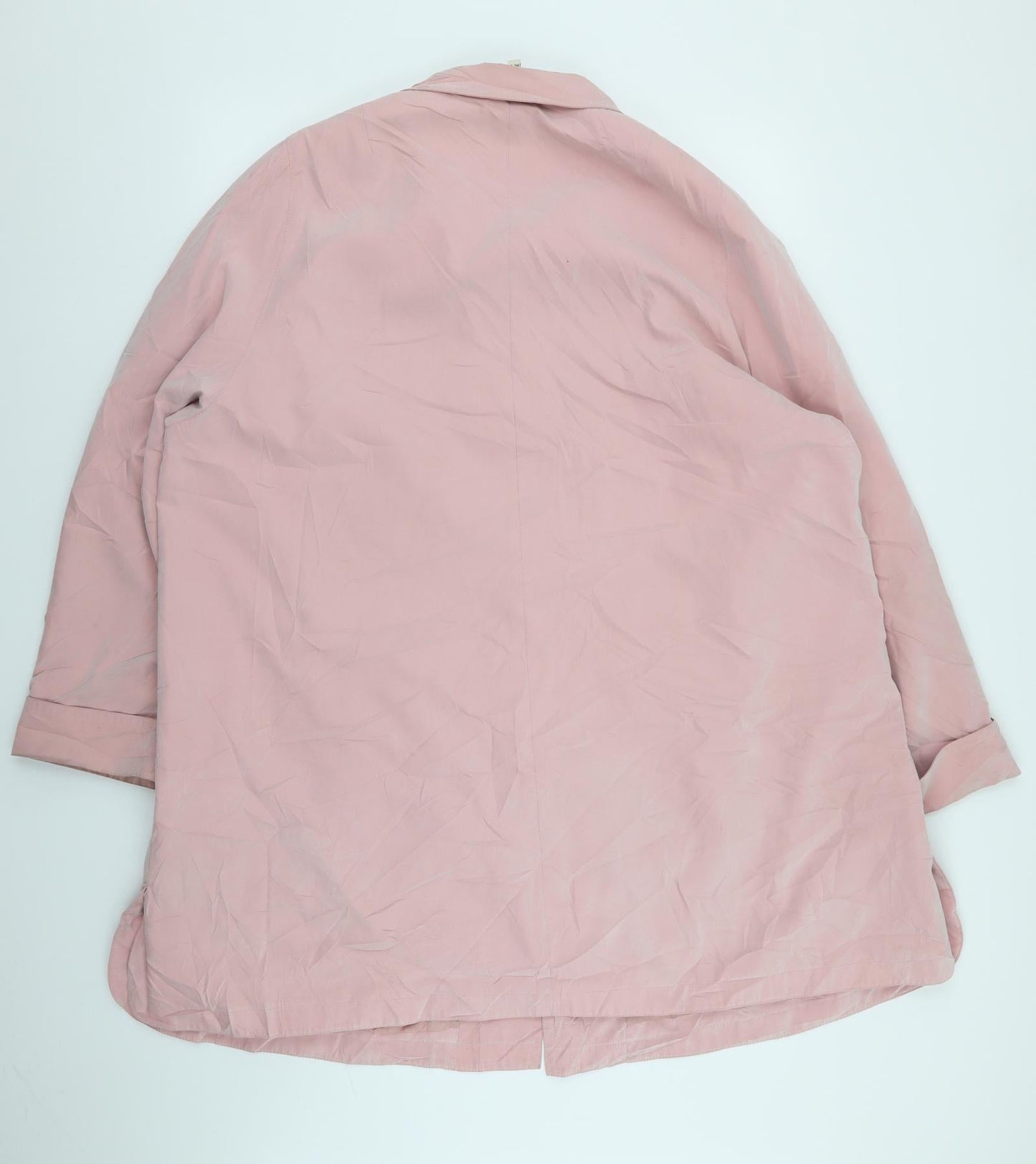 Preworn Womens Pink   Overcoat Coat Size 3XL