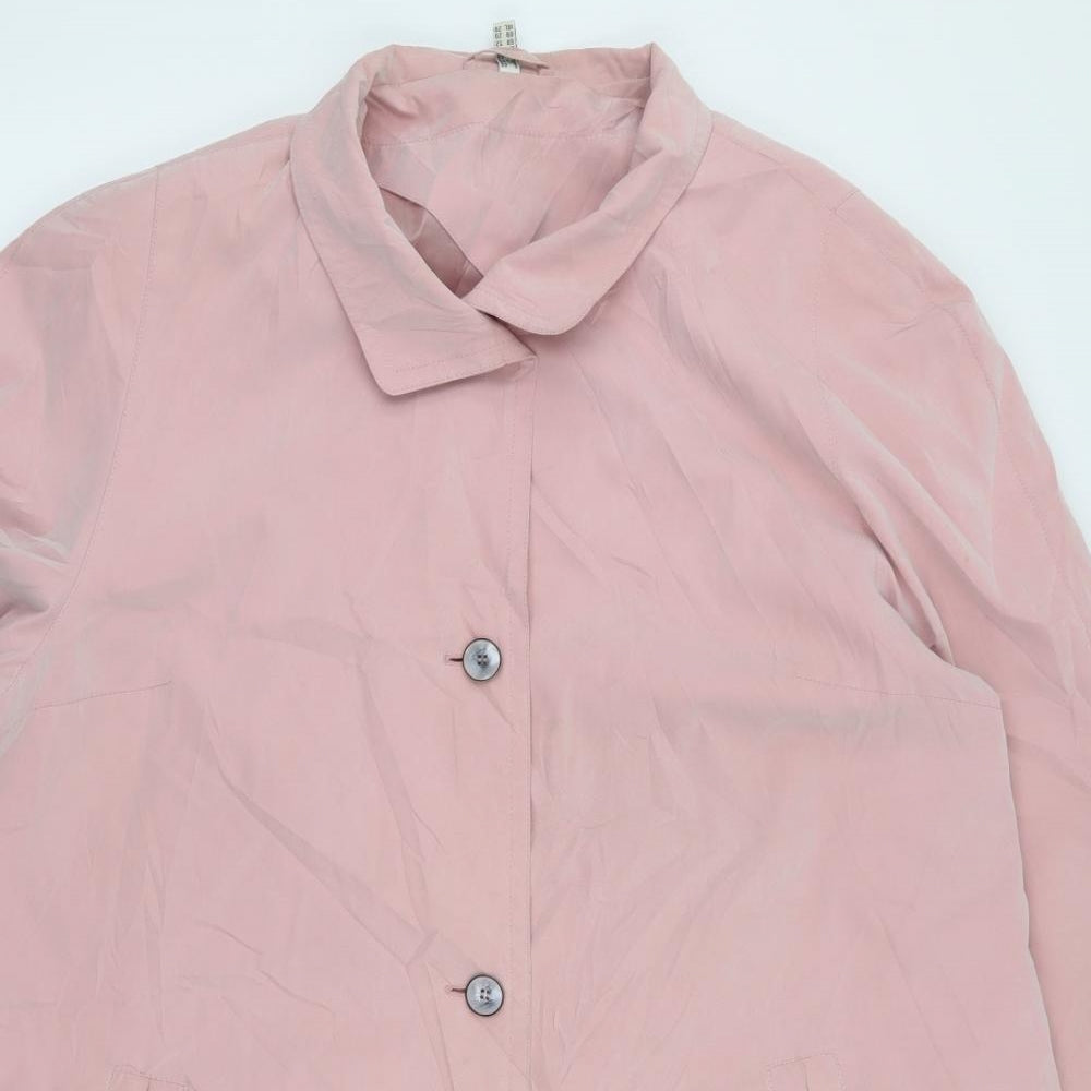Preworn Womens Pink   Overcoat Coat Size 3XL