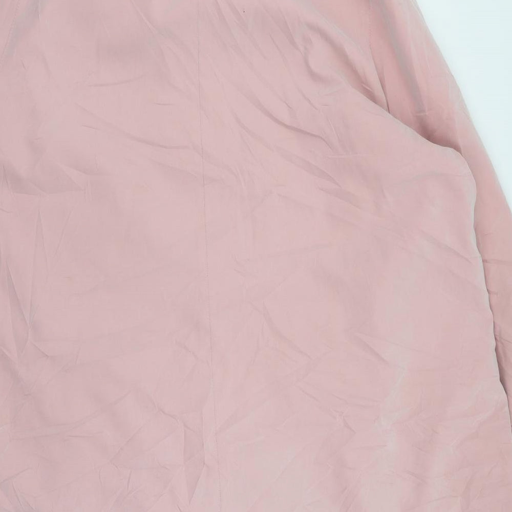 Preworn Womens Pink   Overcoat Coat Size 3XL