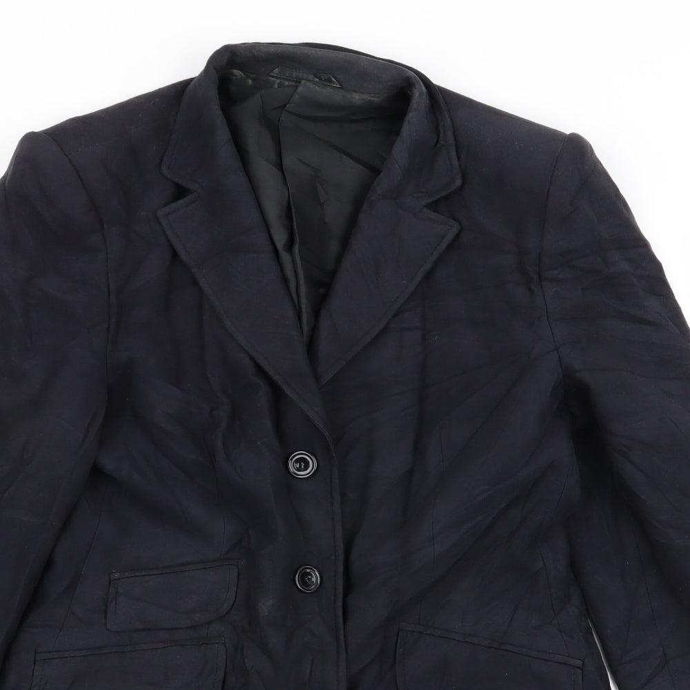 BHS Womens Black   Jacket Blazer Size 12