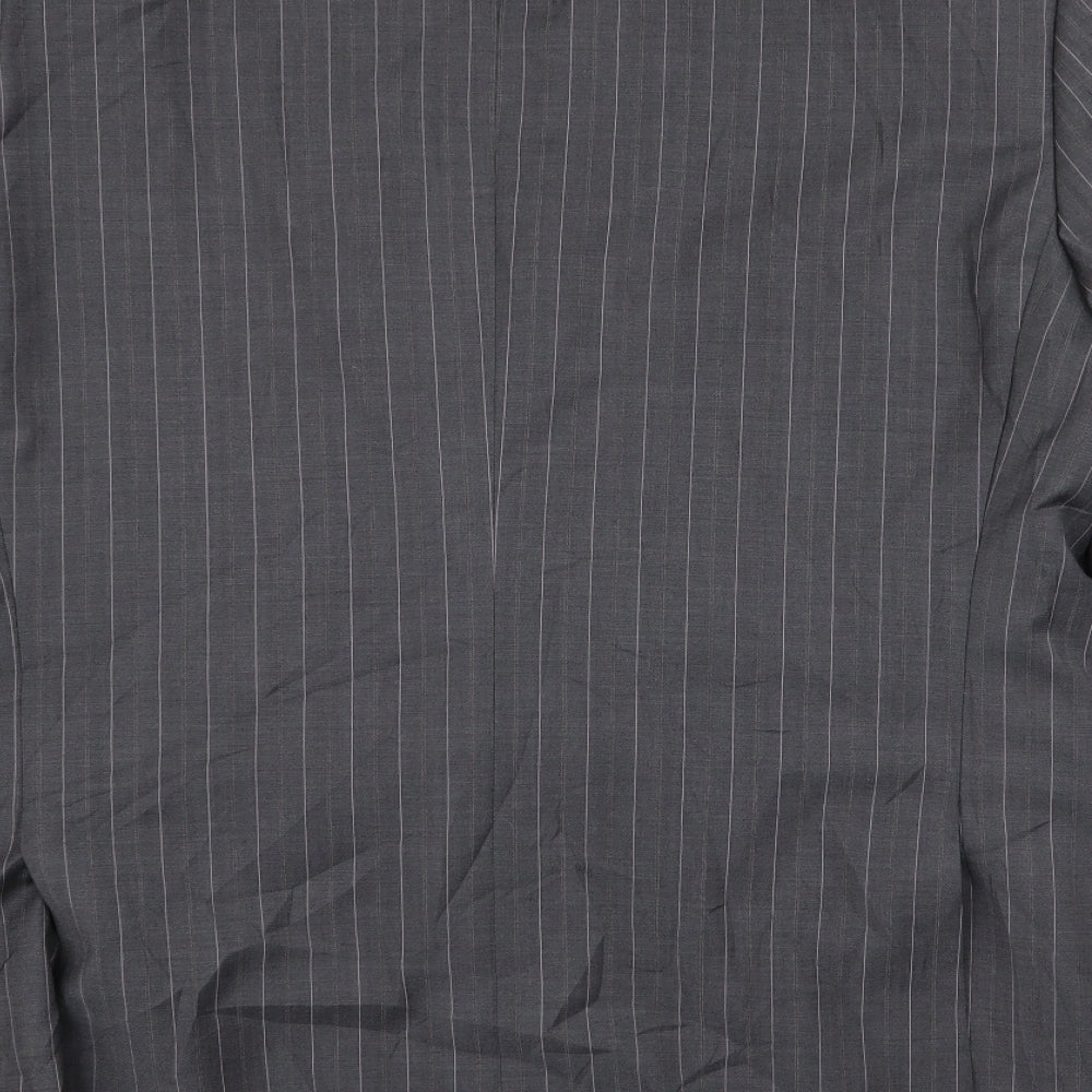 NEXT Mens Grey Striped  Jacket Blazer Size 44