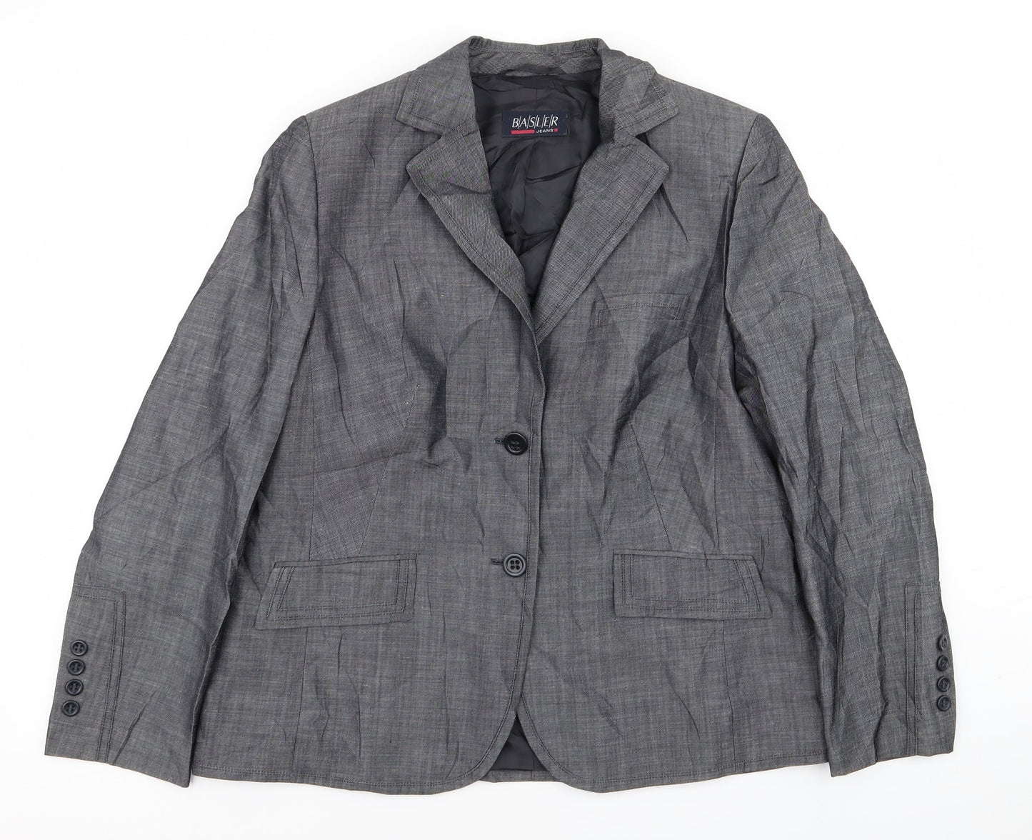 Basler Mens Grey   Jacket Blazer Size 44