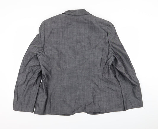Basler Mens Grey   Jacket Blazer Size 44