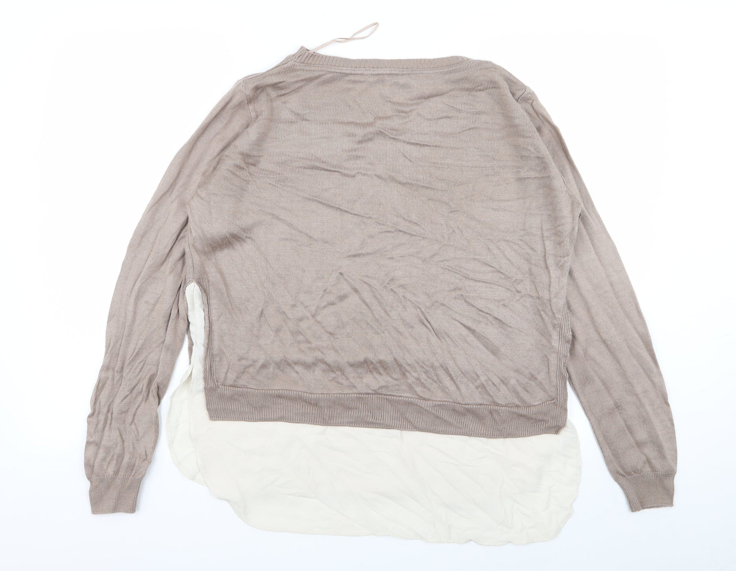 Asda George Womens Beige   Pullover Jumper Size 14