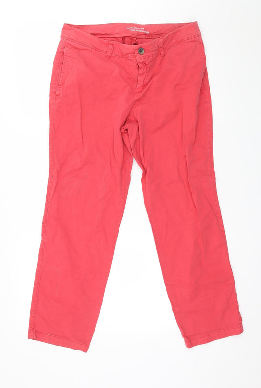 Preworn Womens Pink   Cropped Trousers Size 32 in L26 in