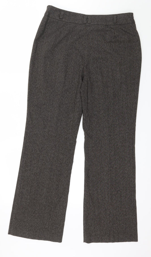 David Emmanuel Womens Brown   Trousers  Size 12 L20 in