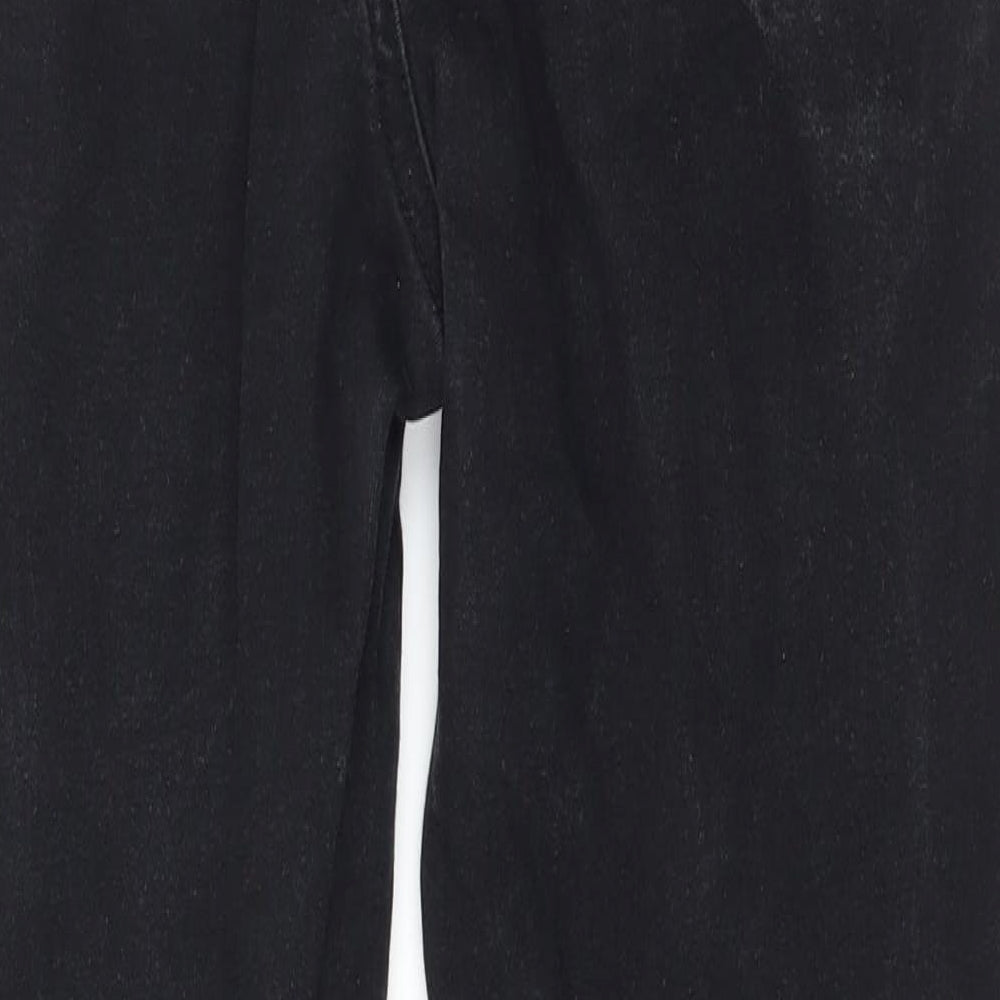 Denim & Co. Womens Black  Denim Skinny Jeans Size 12 L28 in