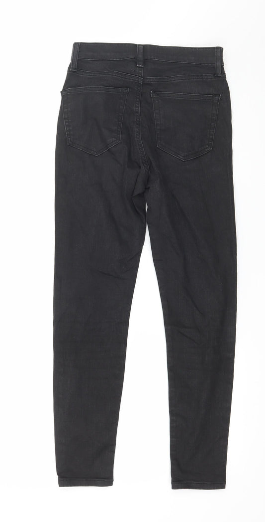Topshop Womens Grey  Denim Skinny Jeans Size 26 in L30 in