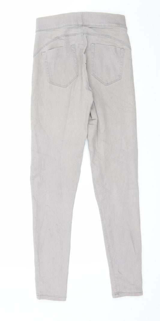 Denim & Co. Womens Grey  Denim Jegging Jeans Size 6 L29 in