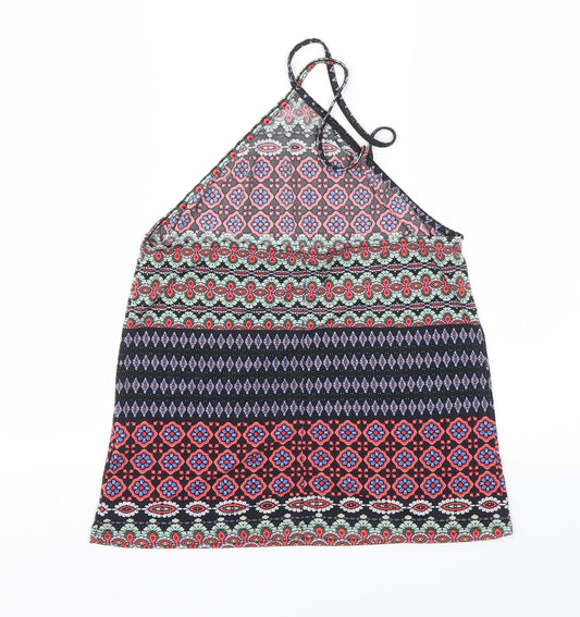 Very Womens Multicoloured Argyle/Diamond  Basic T-Shirt Size 12