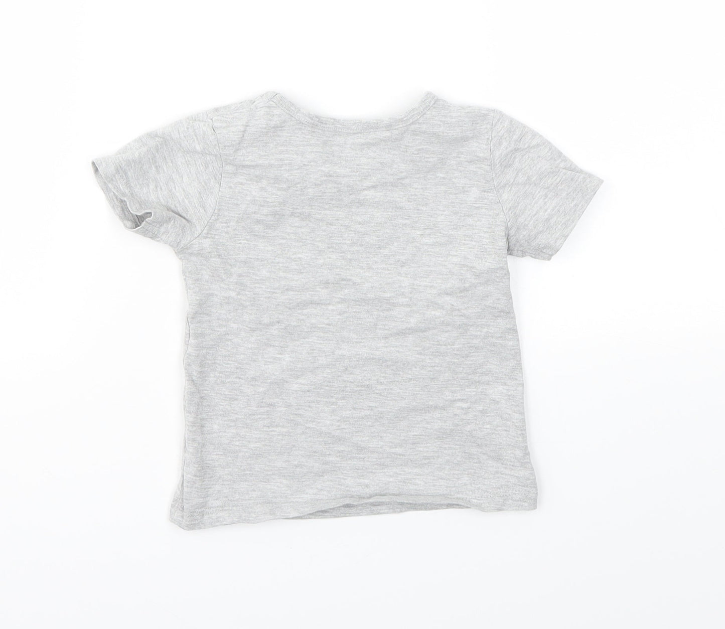 George Boys Grey   Basic T-Shirt Size 9-12 Months