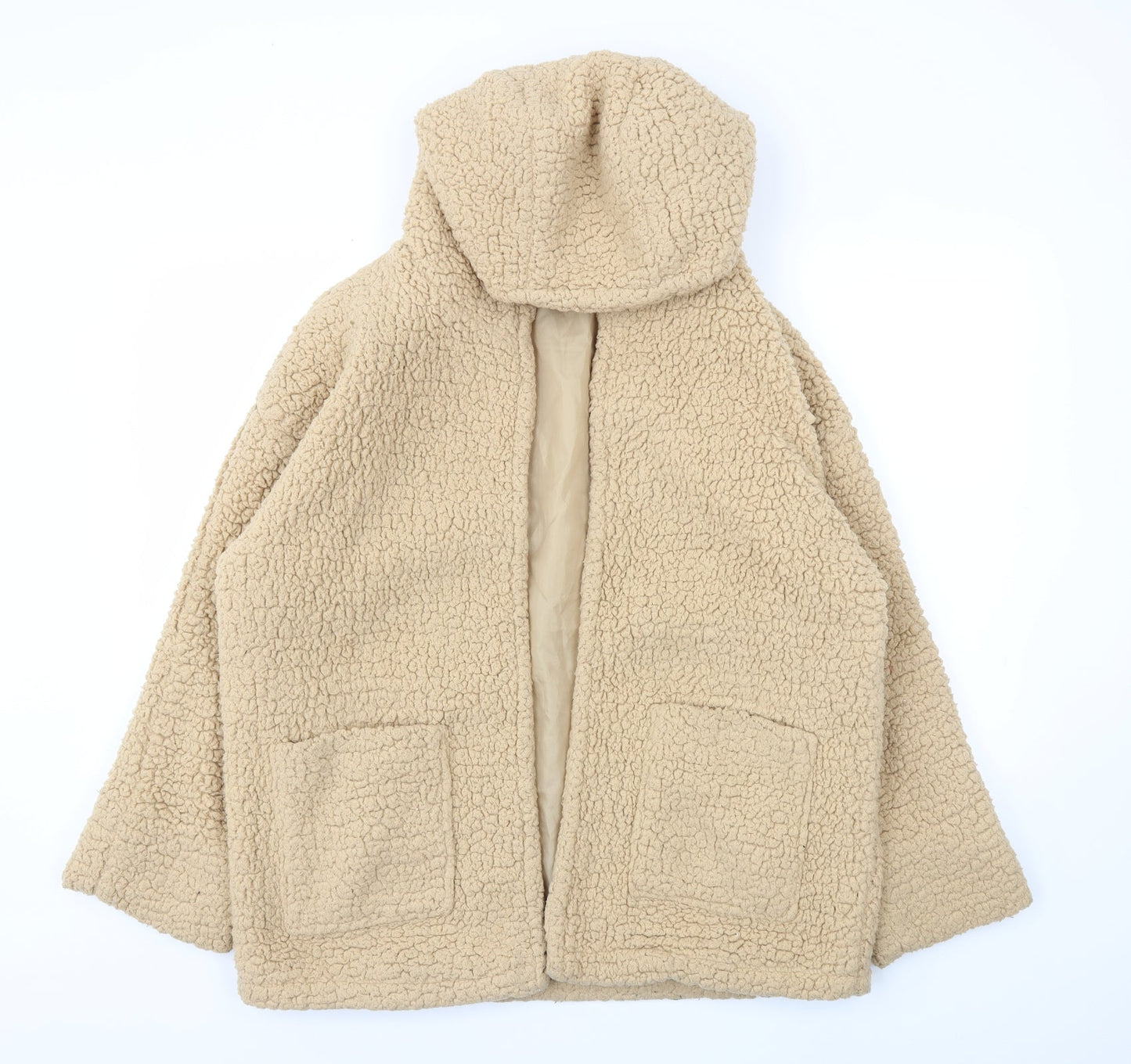 FOREVER 21 Womens Beige   Jacket Coat Size L