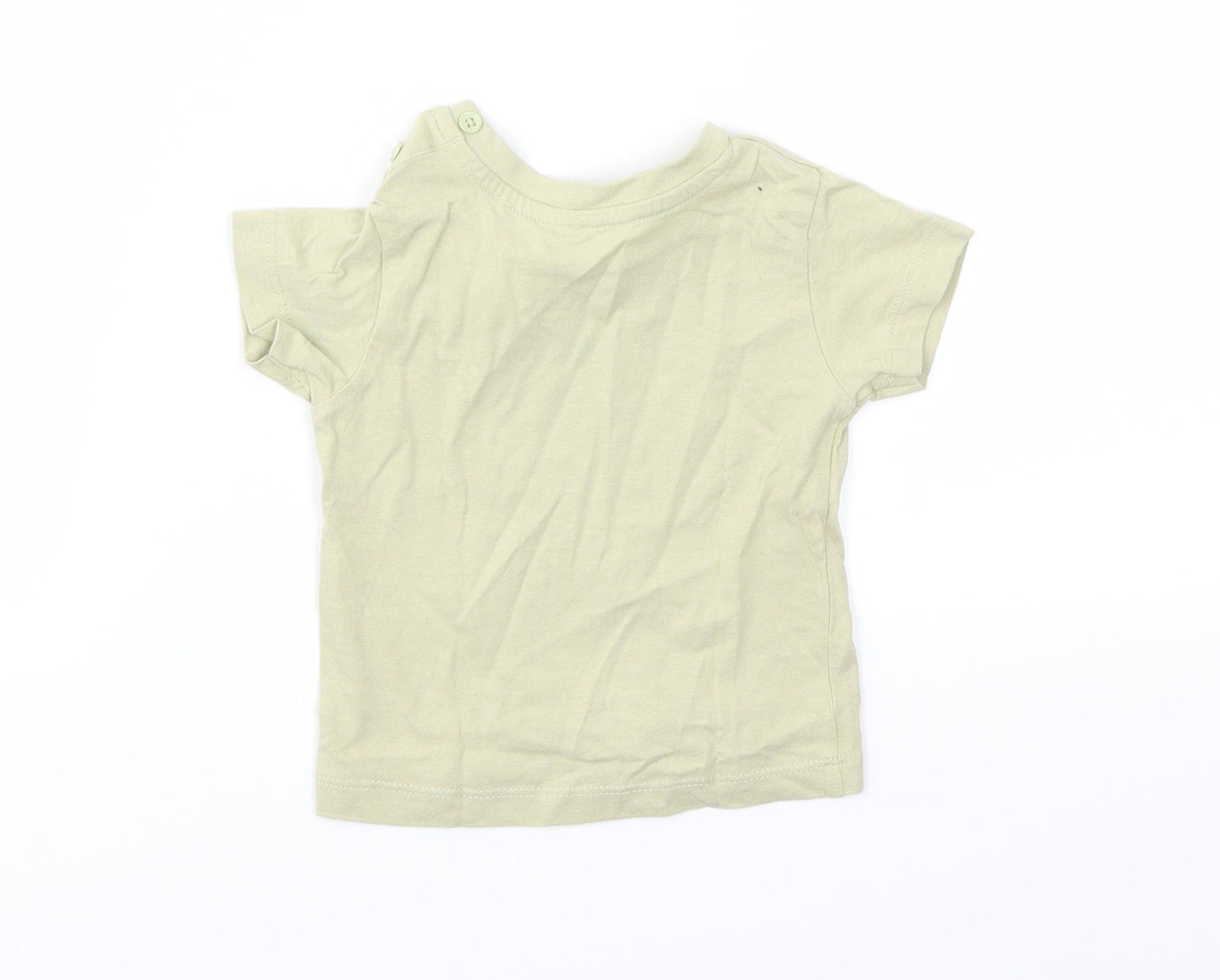 Matalan Boys Green   Basic T-Shirt Size 3-6 Months