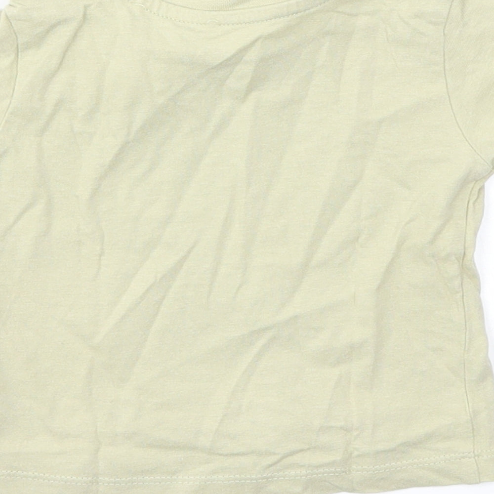 Matalan Boys Green   Basic T-Shirt Size 3-6 Months