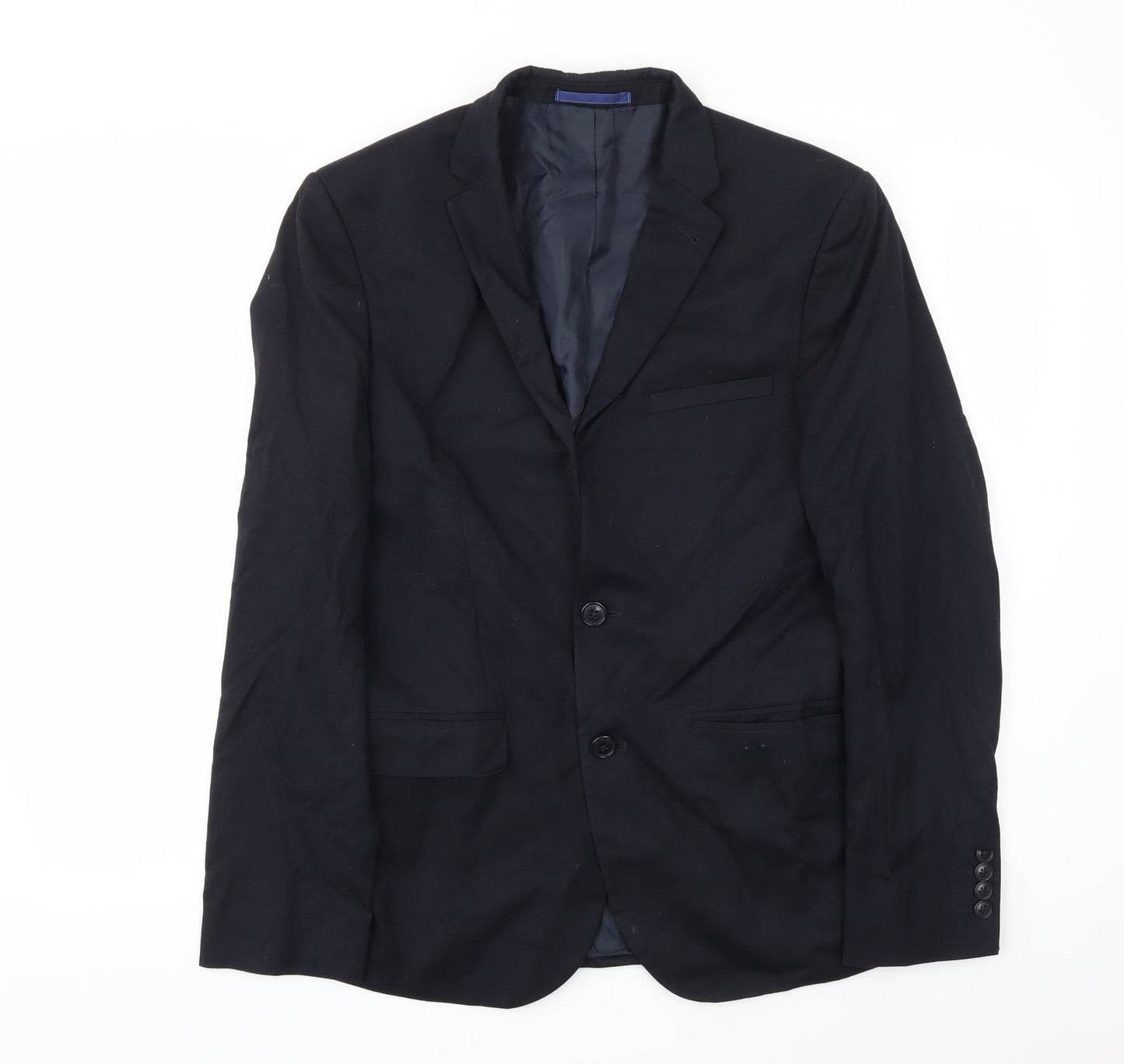 M&S Mens Blue   Jacket Blazer Size 38