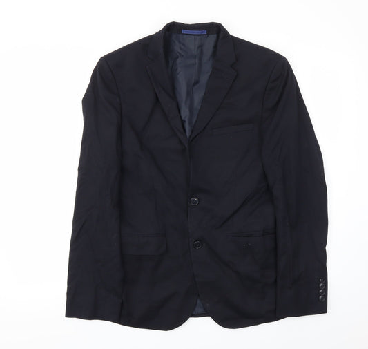 M&S Mens Blue   Jacket Blazer Size 38