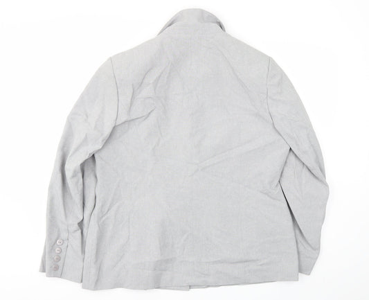 COLLECTION Womens Grey   Jacket Blazer Size 18