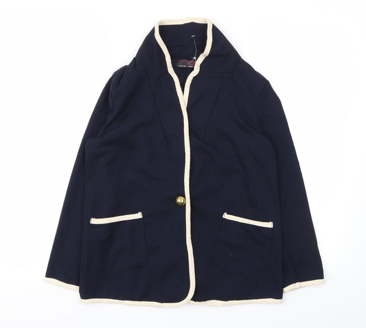 New Look Womens Blue   Jacket Blazer Size 10