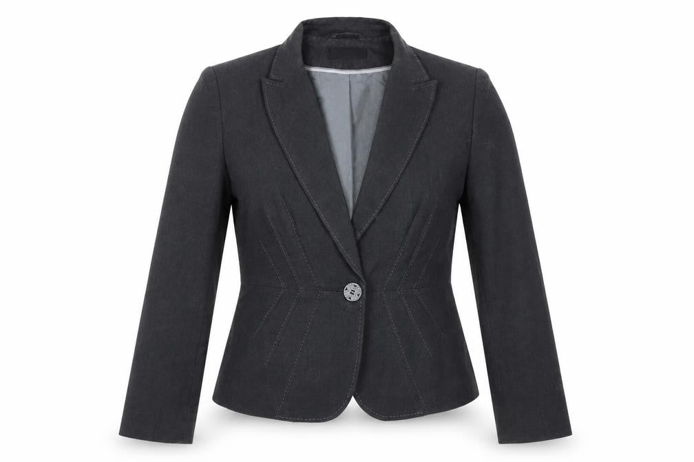 M&S Womens Grey   Jacket Blazer Size 12