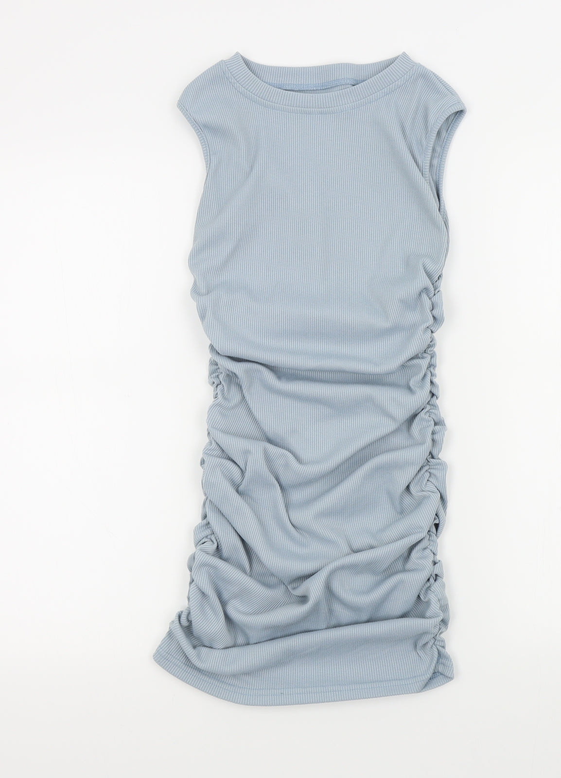 Preworn Womens Blue Colourblock  A-Line  Size S