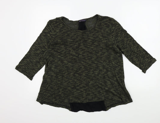 M&S Womens Green   Pullover Jumper Size 14