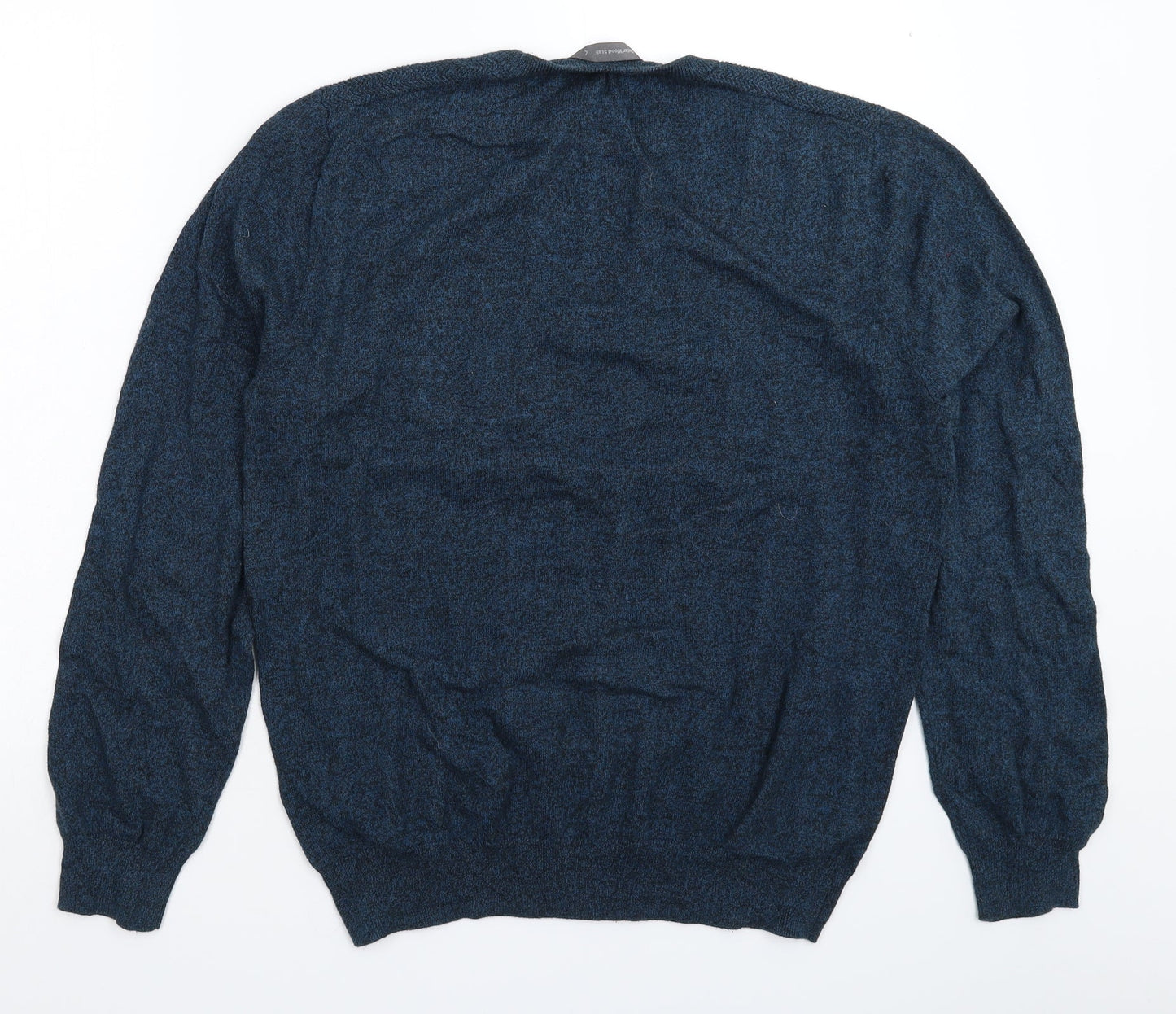 Cedar Wood State Mens Blue  Knit Pullover Jumper Size L