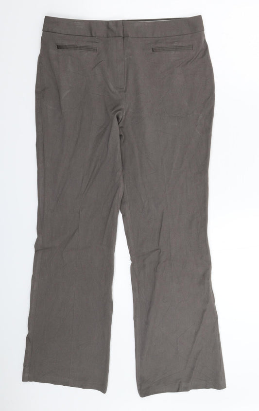 Marks and Spencer Womens Grey   Trousers  Size 12 L28 in