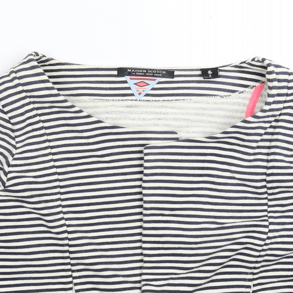 Maison Scotch Womens Multicoloured Striped  Jacket  Size S