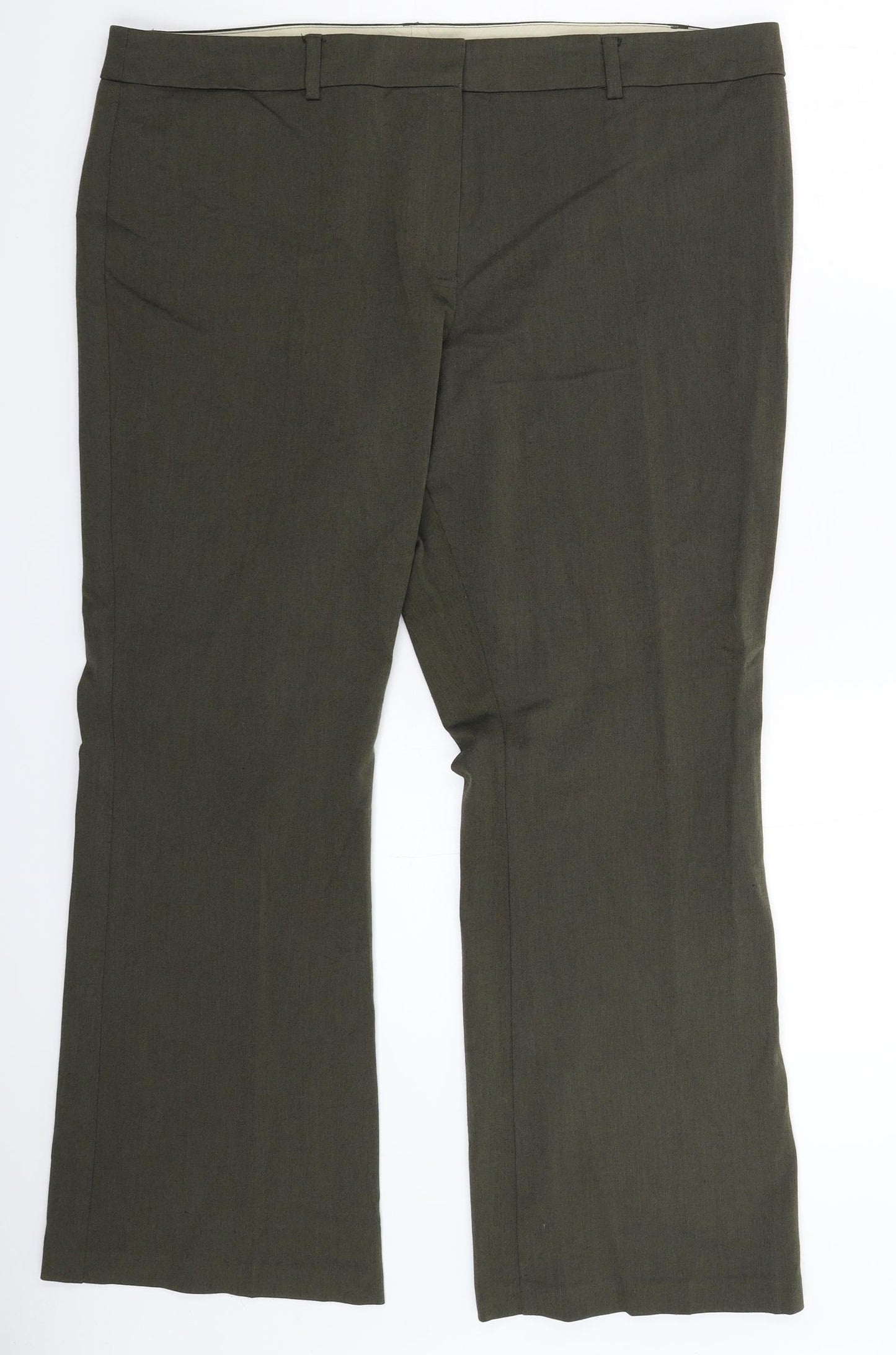 Marks and Spencer Womens Grey   Trousers  Size 18 L29 in