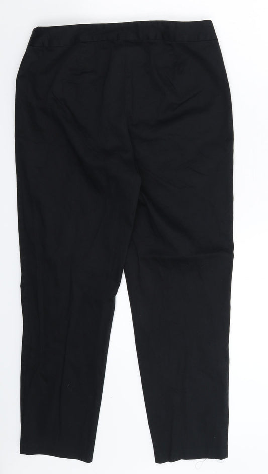Marks and Spencer Womens Black   Trousers  Size 10 L26 in