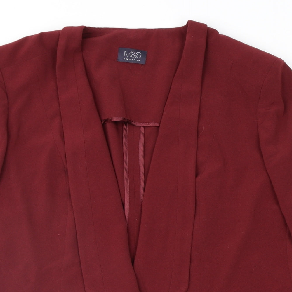 Marks and Spencer Womens Red   Jacket  Size 12