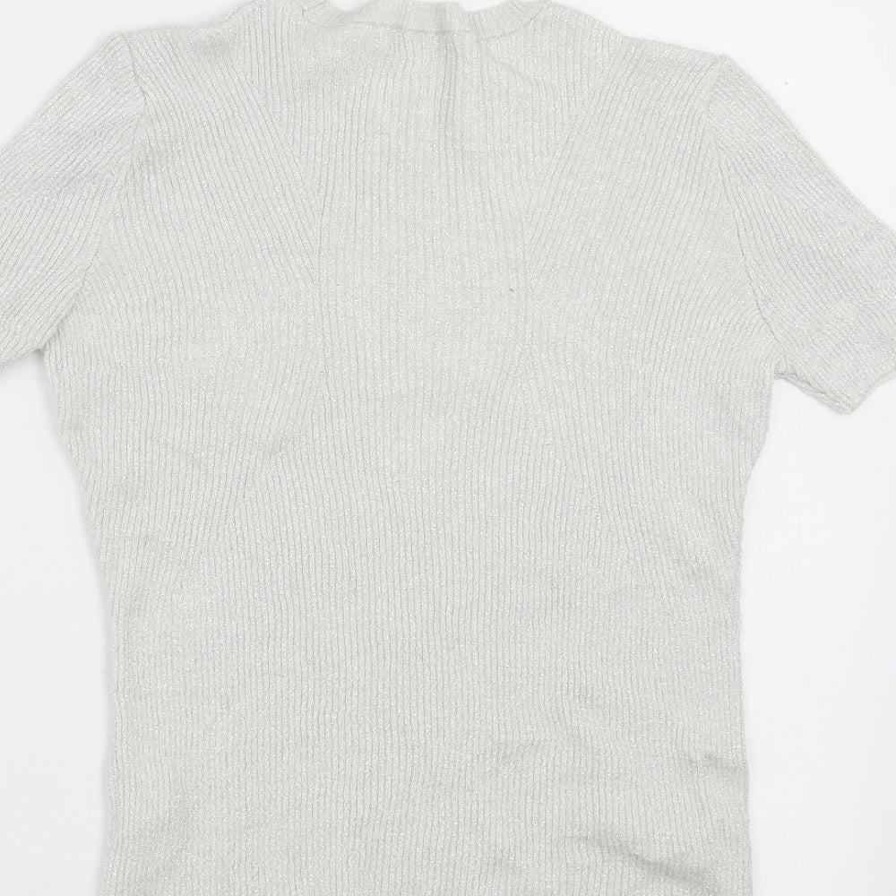 Marks and Spencer Womens Silver   Pullover Jumper Size 12