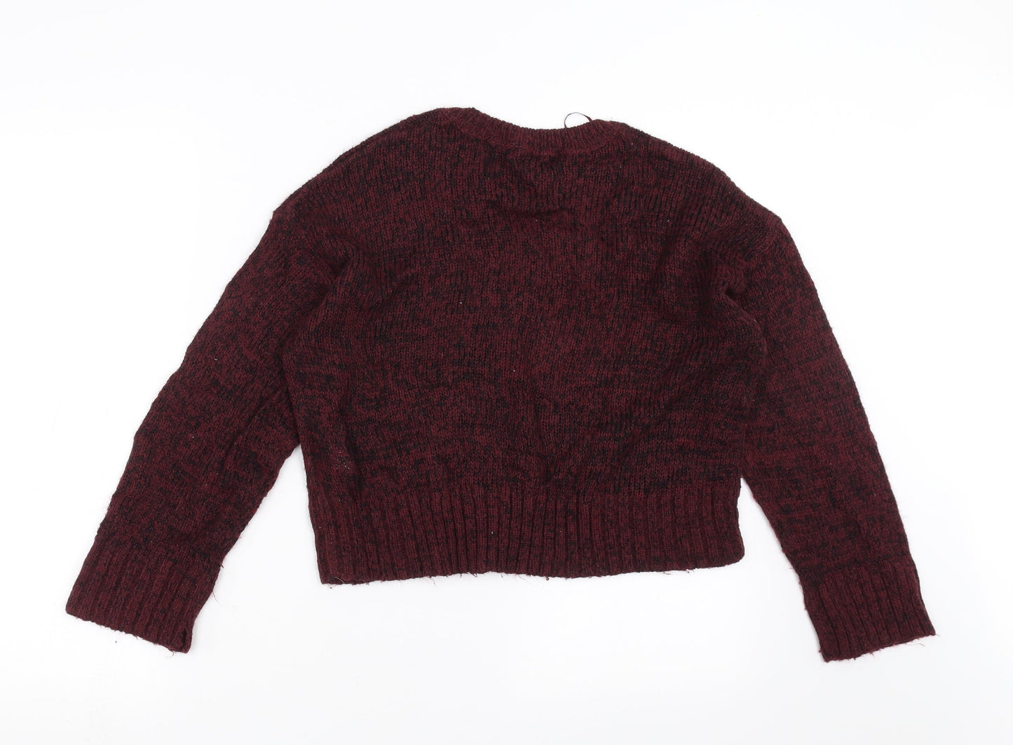 New Look Womens Purple  Knit Pullover Jumper Size S