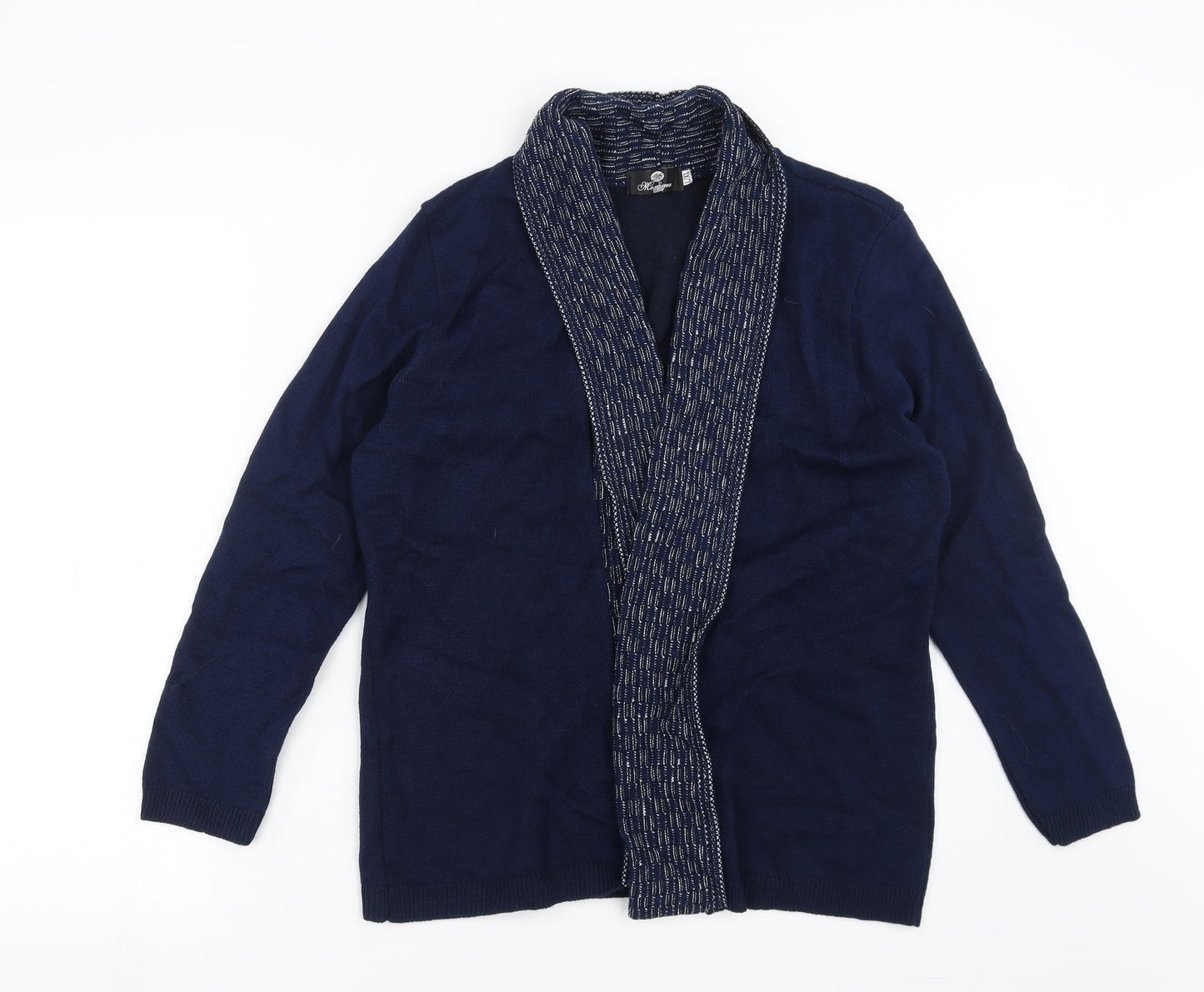 Monique Womens Blue   Cardigan Jumper Size L