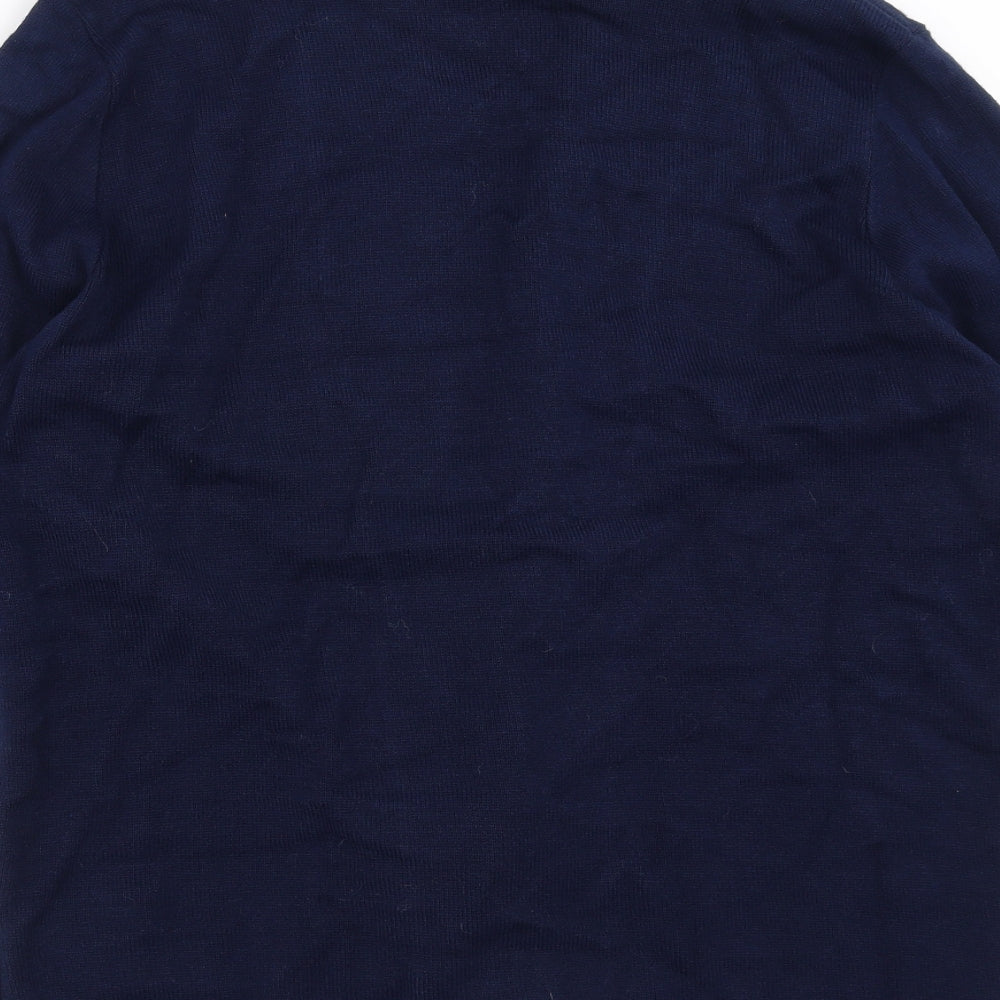 Monique Womens Blue   Cardigan Jumper Size L
