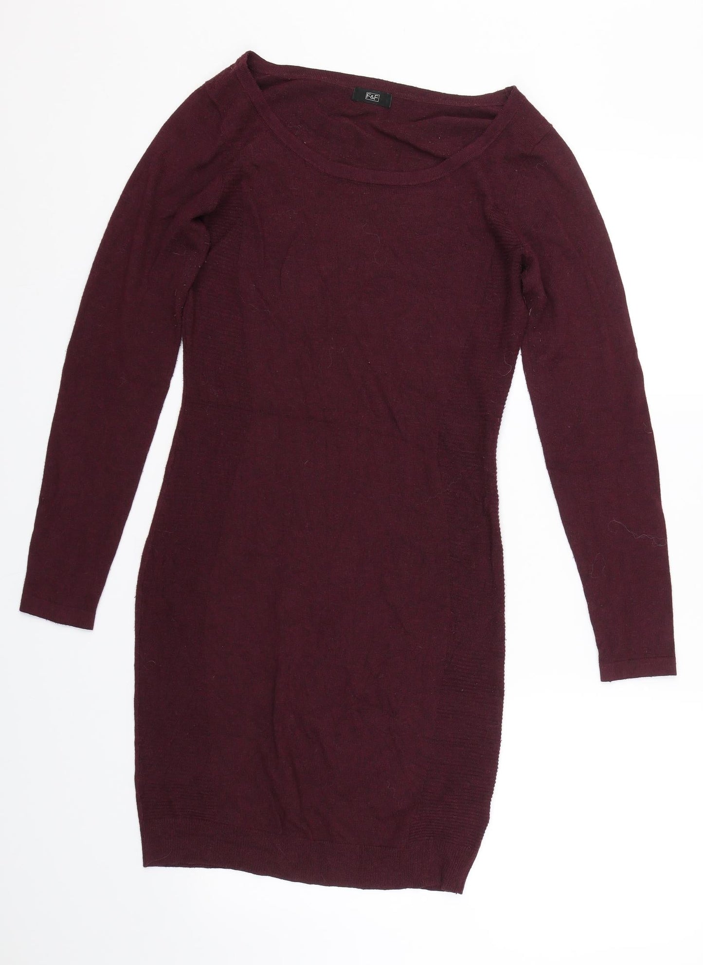 F&F Womens Purple   T-Shirt Dress  Size 6