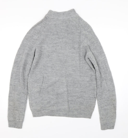 DNM Dissident Womens Grey  Knit Pullover Jumper Size S