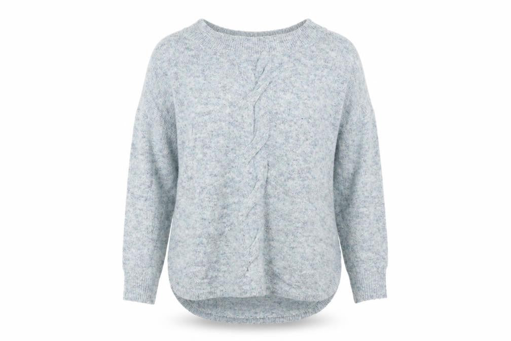 M&S Womens Blue  Knit Pullover Jumper Size 12