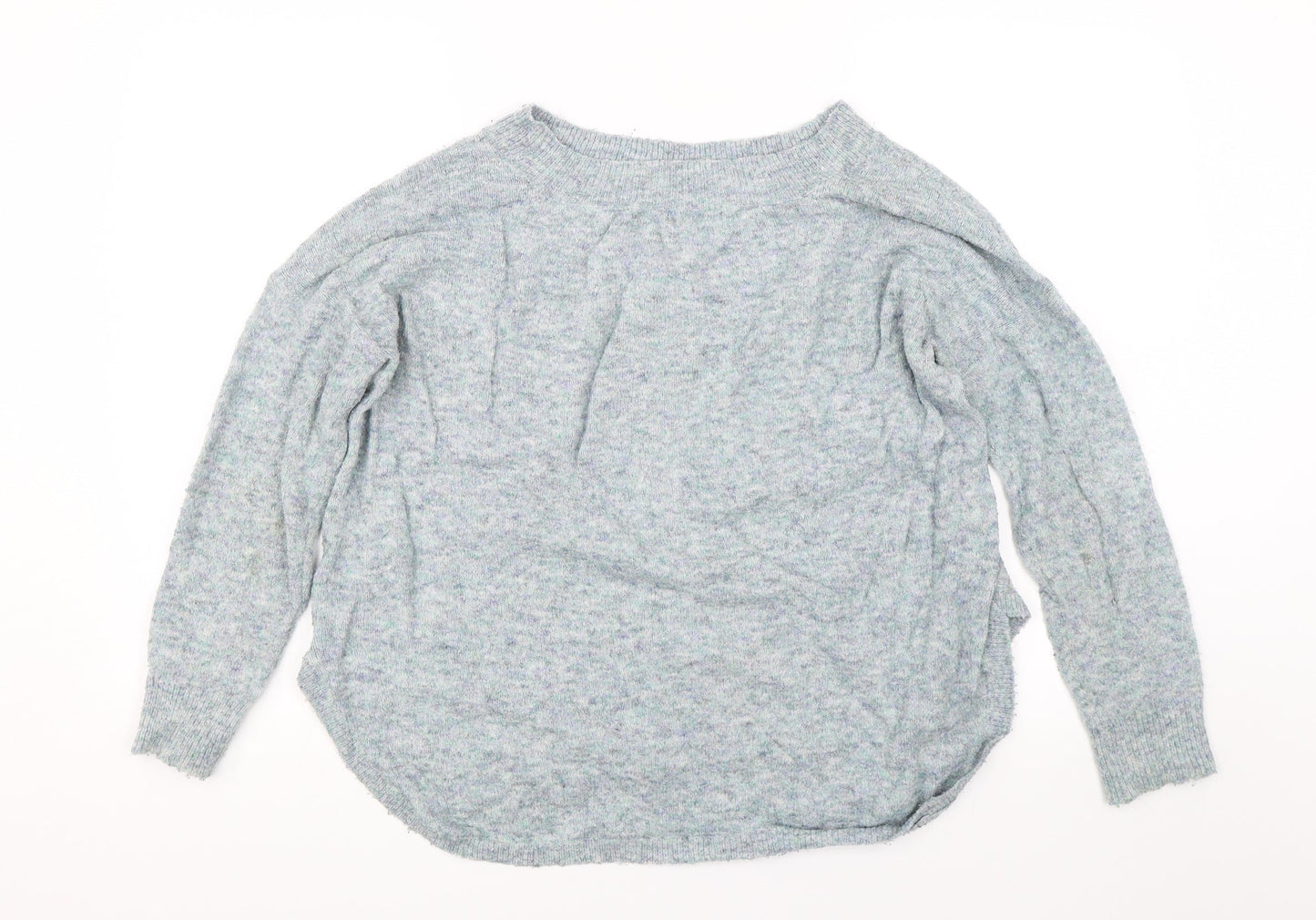 M&S Womens Blue  Knit Pullover Jumper Size 12