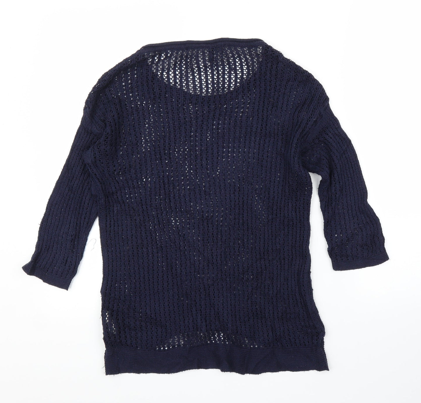 Stile Benetton Womens Blue   Pullover Jumper Size S