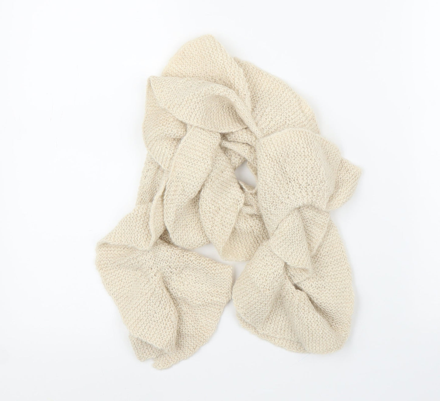 Preworn Unisex Ivory    Scarf