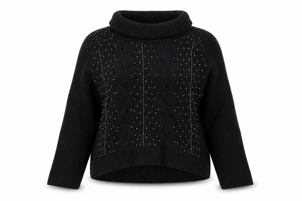 M&S Womens Black   Pullover Jumper Size 10