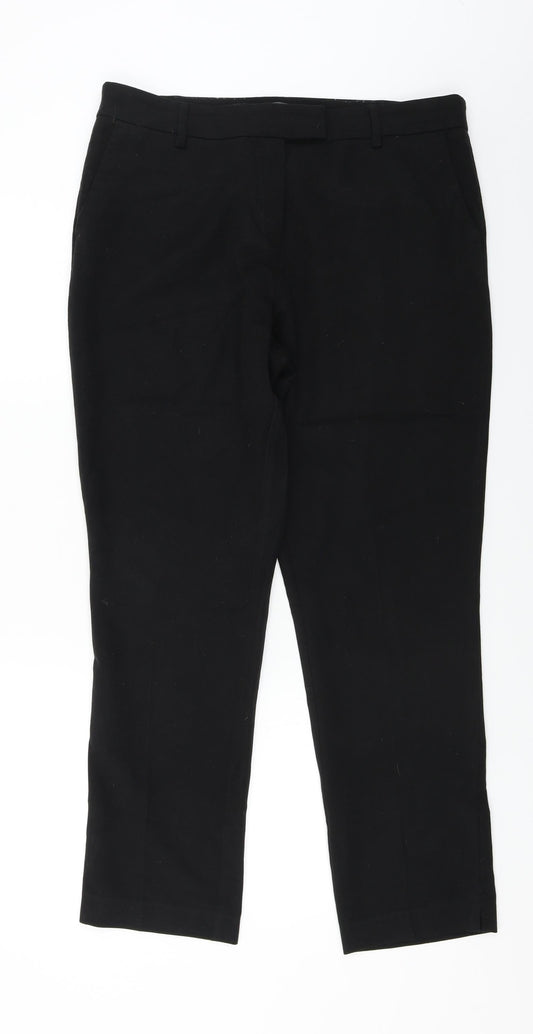 Papaya  Womens Black   Trousers  Size 14 L26 in