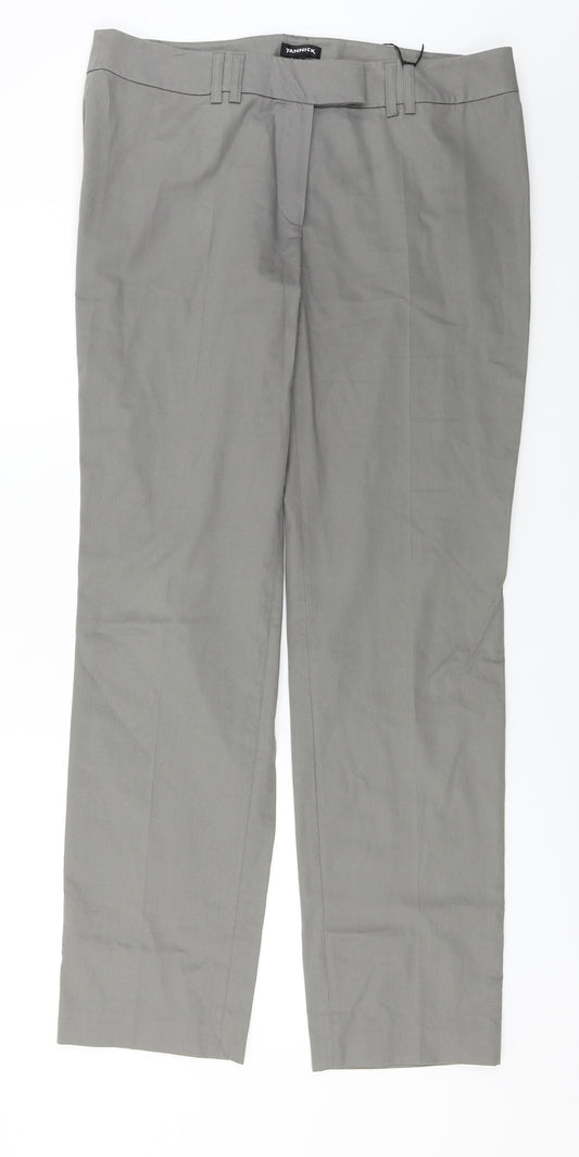 yannick Womens Grey   Trousers  Size 34 in L29 in