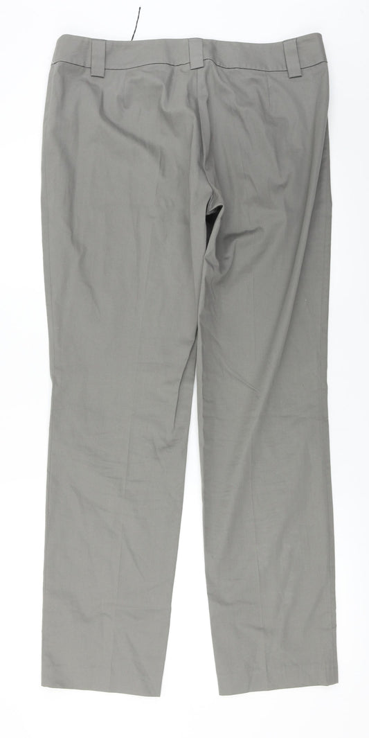 yannick Womens Grey   Trousers  Size 34 in L29 in