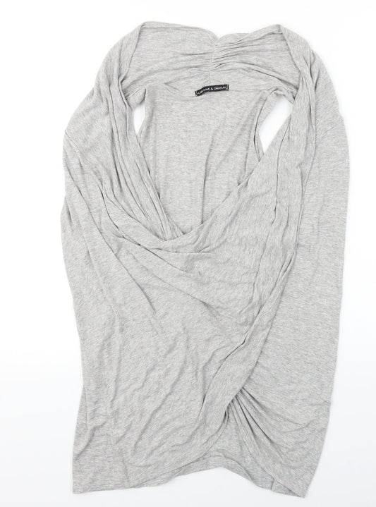 Harlowe & Graham  Womens Grey   Basic Blouse Size XL